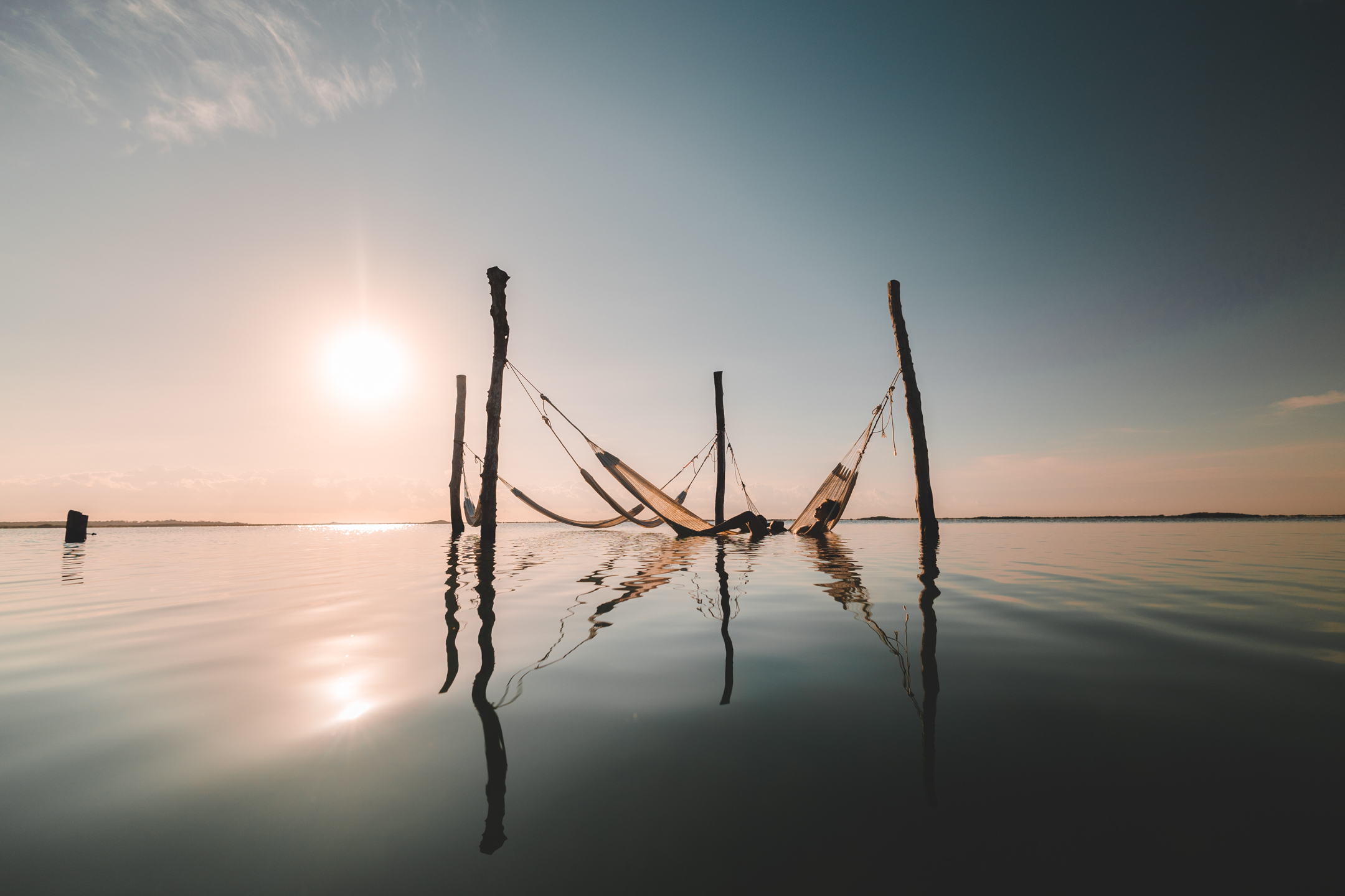 Sunrise view over the NEEK lagoon